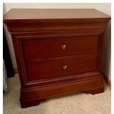 Thomasville Impressions Queen Wooden Bed Frame and Nightstand