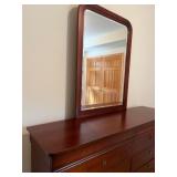 Impressions by Thomasville Dresser with Mirror, 8 Drawers, Cherry Finish