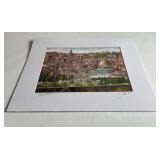 Judaica Art & Decor Collection with Print, Vase, Candlesticks and Book