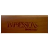 Thomasville Wooden King Size Headboard / Bed Frame and Coordinating Nightstand