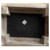 Handcrafted Decorative Elephant Box on Sculpted Wooden Stand