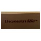 Thomasville Dresser with Marble Top and Ornate Mirror