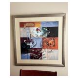 Framed Abstract Kitchen Still Life Artwork