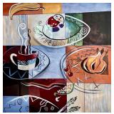 Framed Abstract Kitchen Still Life Artwork