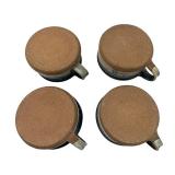 Vintage Wood Serveware & Studio Pottery Soup Mugs Collection