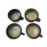 Vintage Wood Serveware & Studio Pottery Soup Mugs Collection
