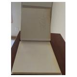 Vintage Japanese Lacquer Photo Album with Scenic Inlay Design