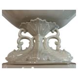 Lenox Porcelain Footed Centerpiece Bowl with 24K Gold Trim