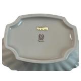 Lenox Porcelain Footed Centerpiece Bowl with 24K Gold Trim