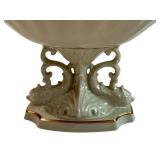 Lenox Porcelain Footed Centerpiece Bowl with 24K Gold Trim