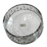 Atlantis Portugal Crystal Glass Bowl with Etched Dot Pattern
