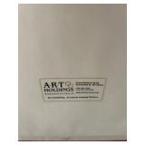 Framed Abstract Double Print by Art Holdings