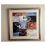 Framed Abstract Kitchen Still Life Artwork