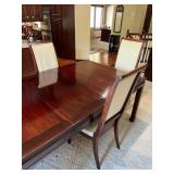 Asian Inspired Dining Table with Chairs