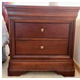 Thomasville Impressions Queen Wooden Bed Frame and Nightstand