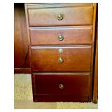 Four Piece Wood Office Suite - Desk with Credenza and Hutch with Extra Storage