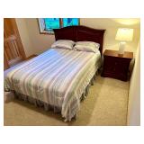 Thomasville Impressions Queen Wooden Bed Frame and Nightstand