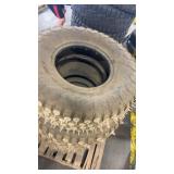 Set of 3 Hankook Dynapro MT 37x12.50R17LT Mud Tires with Studs