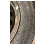 Set of 7 Bridgestone T135/80D16 and 195/65R15 Spare Tires with Steel Rims