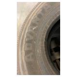 Set of 3 Commercial Truck Tires 315/80R22.5 Advanta Kumho KRS03