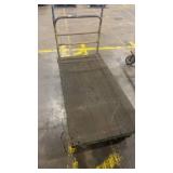 Heavy-Duty Industrial Wood Platform Cart with Wheels