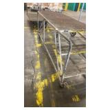 Heavy Duty Rolling Metal Work Platform with Wheels