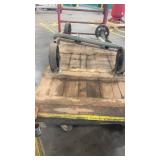 Heavy Duty Wooden Platform Cart with Industrial Casters