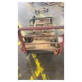 Heavy Duty Wooden Platform Cart with Industrial Casters