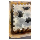Heavy Duty Plastic Concrete Block Mold with Interlocking Design