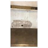 Poly Processing Rectangular Storage Tank with Drain Hole