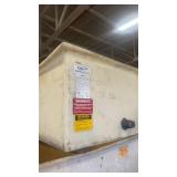 Poly Processing Large Rectangular Plastic Storage Tank with Valve