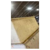 Poly Processing Large Rectangular Plastic Storage Tank with Valve