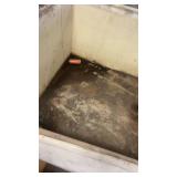 Poly Processing Large Rectangular Plastic Storage Tank with Valve