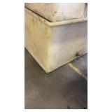 Large Poly Processing Rectangular Plastic Storage Tank with Drain Valve
