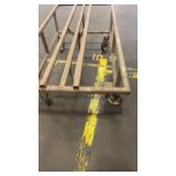 Heavy Duty Industrial Steel Utility Cart on Casters