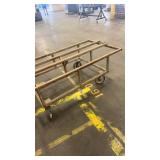 Heavy Duty Industrial Steel Utility Cart on Casters