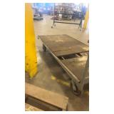 Heavy Duty Industrial Flatbed Cart with Steel Frame