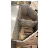 Diamond Plate Aluminum Tool Storage Box with Dual Compartments