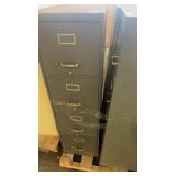 Used Metal Vertical 4-Drawer Filing Cabinet