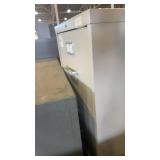 Set of 4 Metal Office File Cabinets Assorted Sizes