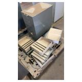 Metal File Cabinet with Assorted Drawer Organizers