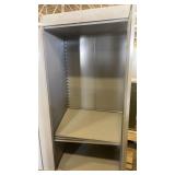 Tall Metal Storage Cabinet with Shelves and Locking Doors
