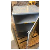 Lot of 2 Metal Industrial Cabinets with Shelves and Drawers