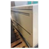 Used Metal 2-Drawer Lateral Filing Cabinet