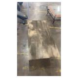 Heavy Duty Wooden Warehouse Cart with Steel Wheels