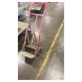 Used Red Metal Hand Truck/Dolly with Dual Wheels