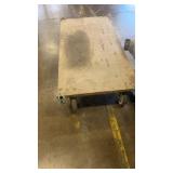 Heavy Duty Industrial Wood Platform Dolly Cart
