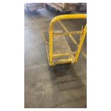 Heavy Duty Industrial Platform Cart with Yellow Handle