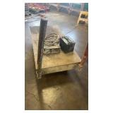 Heavy Duty Industrial Steel Platform Cart with Casters