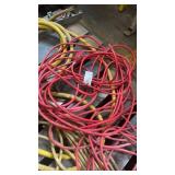 Assorted Industrial Extension Cords and Power Boxes